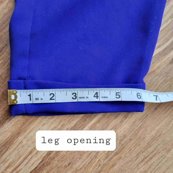 KENSIE Cobalt Blue Jogger Dress Pants/ Slacks - Picture 7 of 9